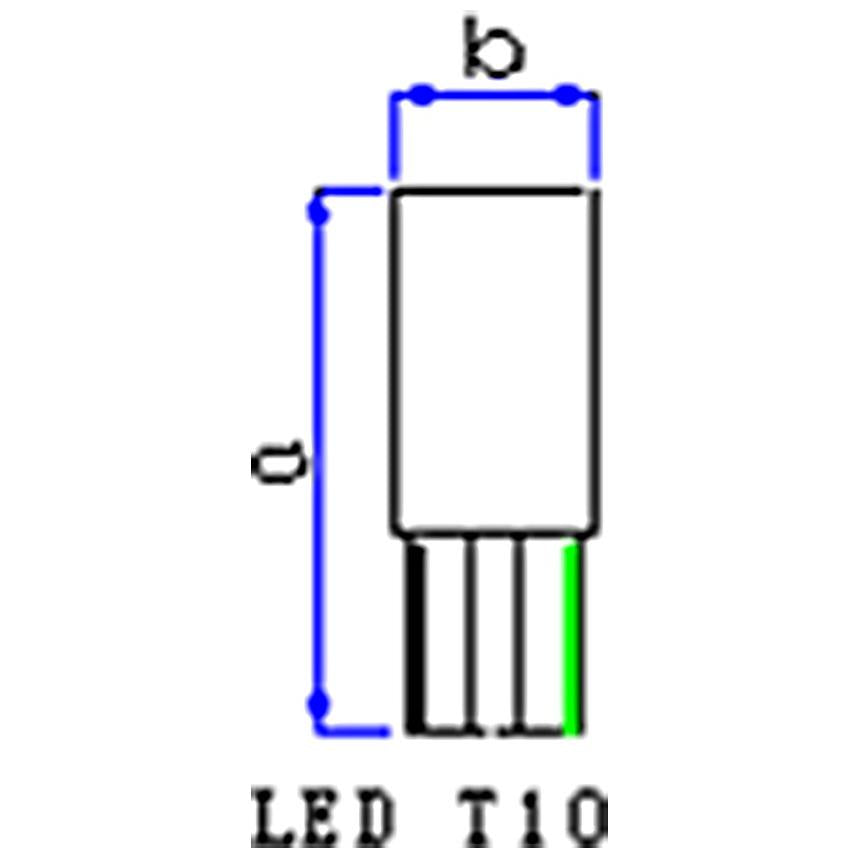 Lâmpada Miniatura Led 24V 1,03W B2 White - Gauss - GL322LED - (3)