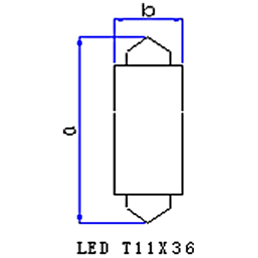 Lâmpada Miniatura Led 24V 1,40W B2 White - Gauss - GL330LED - (3)