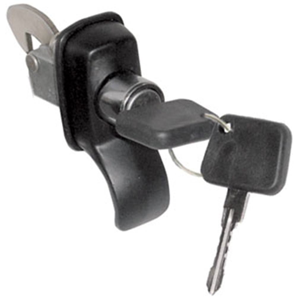 Maçaneta Externa C/ Botão - Cromado - C/Chave - Universal - 60553 - (1)