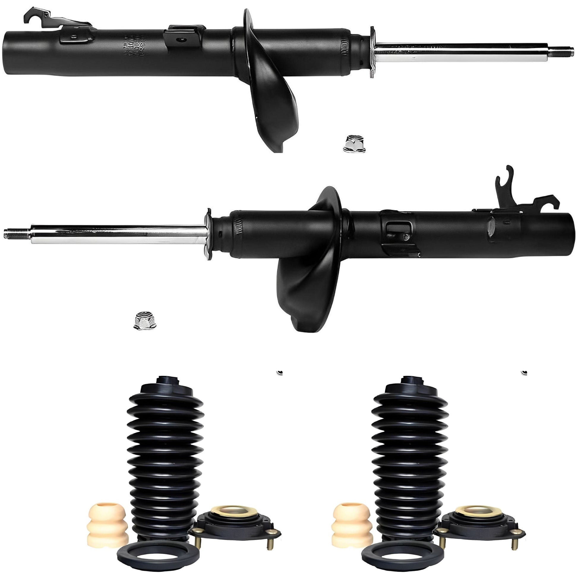 Par de Amortecedor Dianteiro + Kit - KYB - 333348 / 333349 / SM3058 - (1)