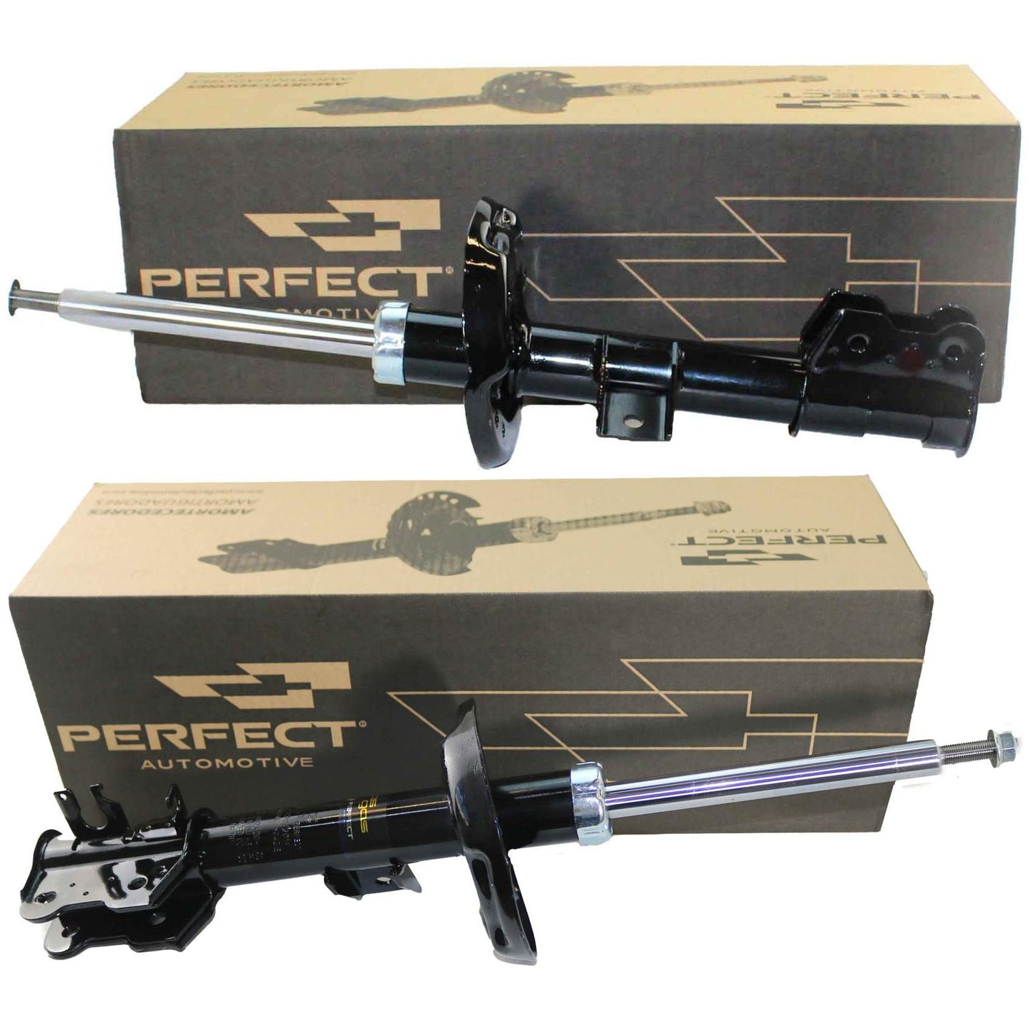 Par Amortecedor Suspensão Dianteiro - Perfect - Amd0142 - Amd0143 - (1)