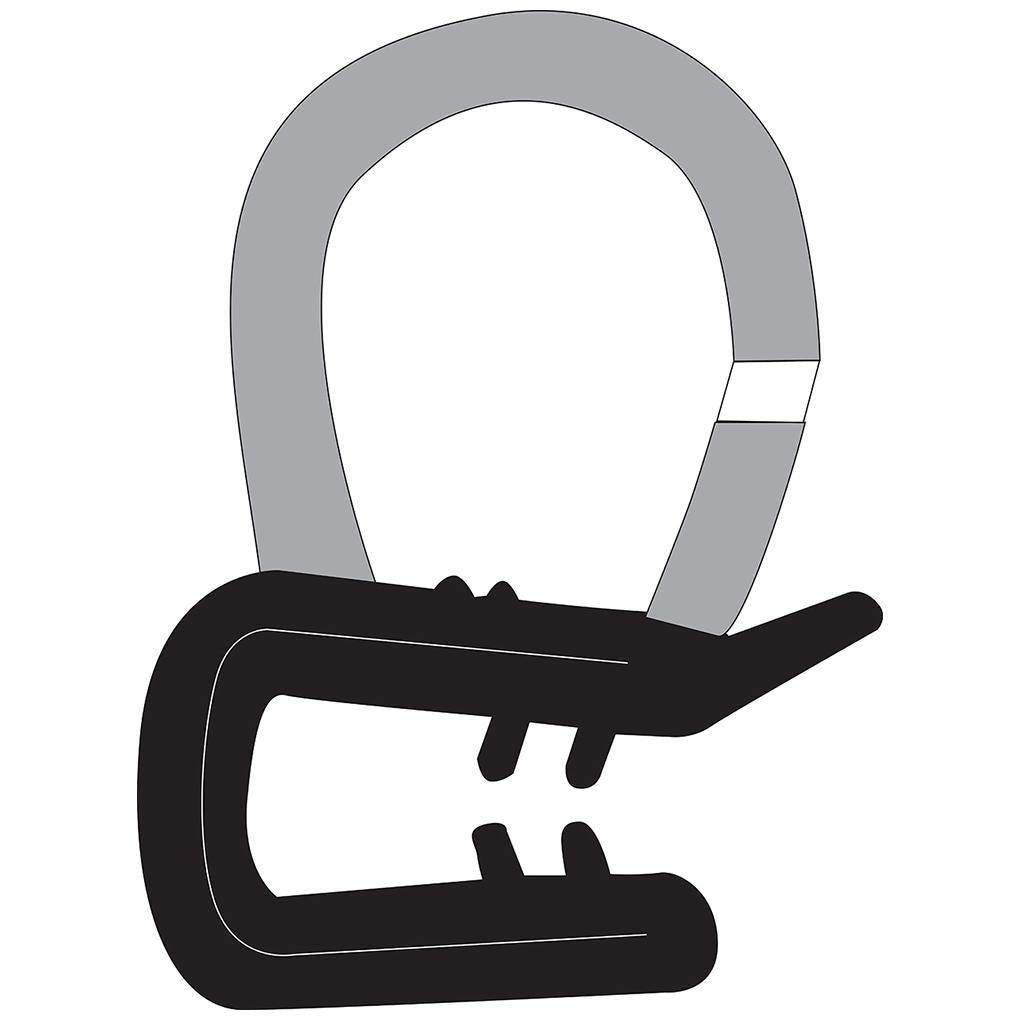 Par de Borrachas da Porta - Uniflex - 37089 - (1)
