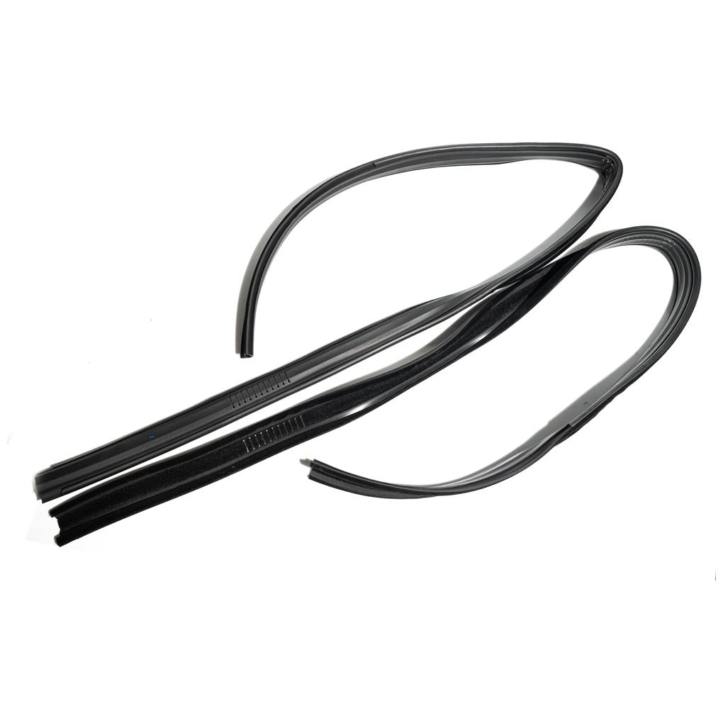 Par de Canaletas sem Pestana da Porta Traseira - Uniflex - 38134 - (1)