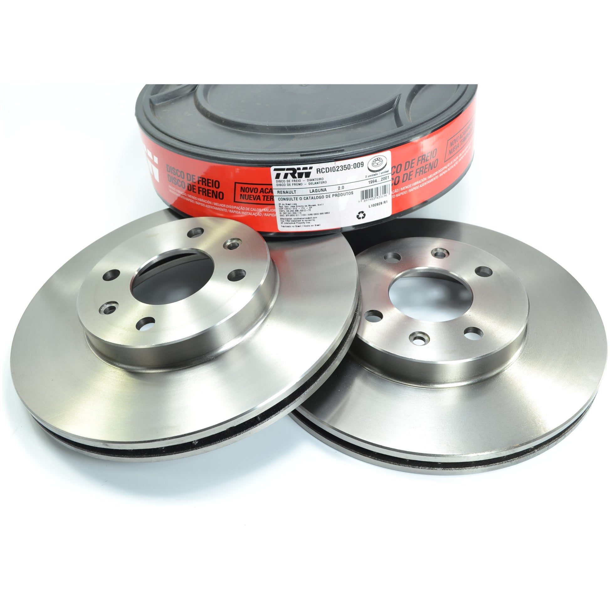 Kit Disco e Pastilha Dianteira - TRW - RCPT01470 - RCDI02350 - (3)