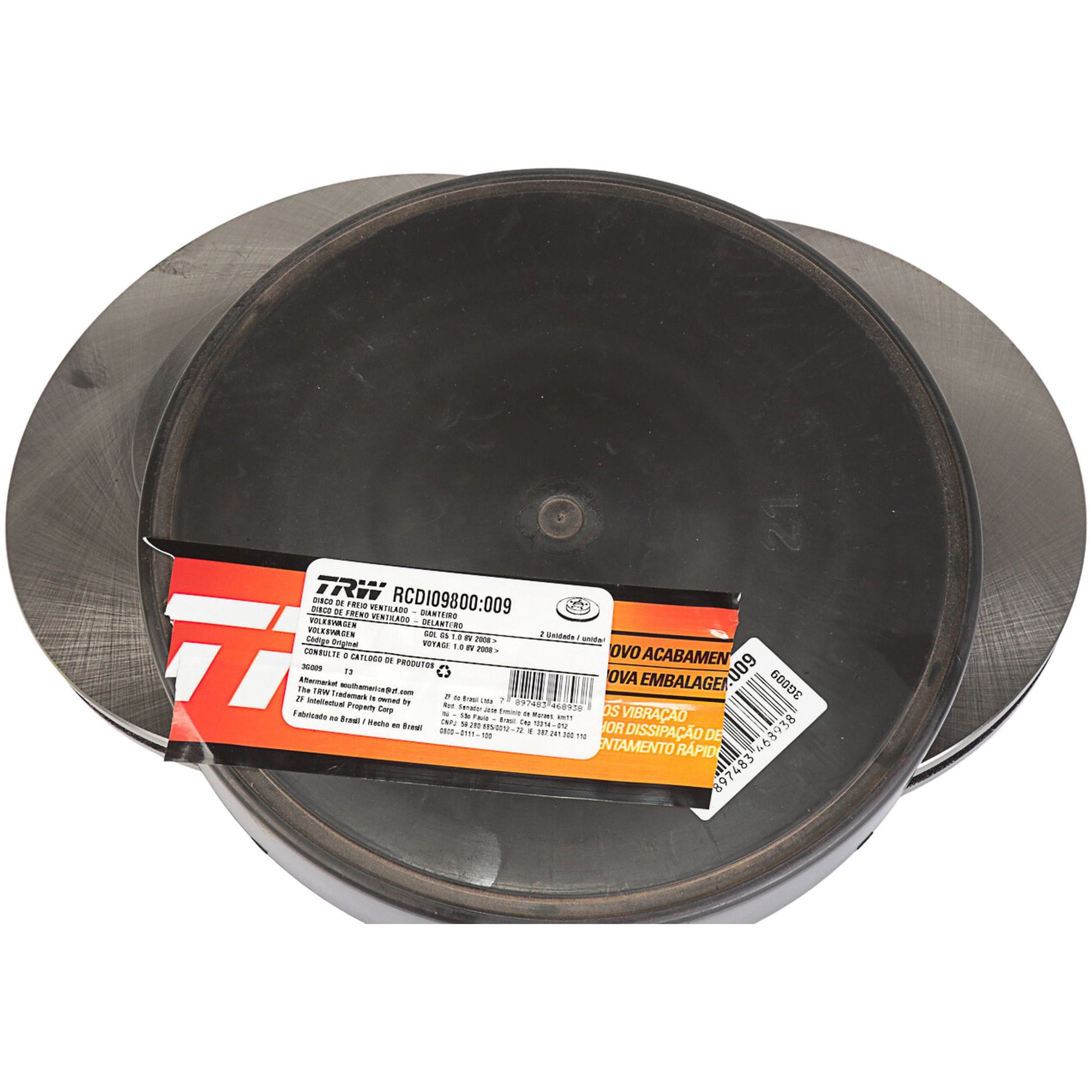 Kit Disco e Pastilha Dianteira - TRW - RCPT12710 - RCDI09800 - (6)