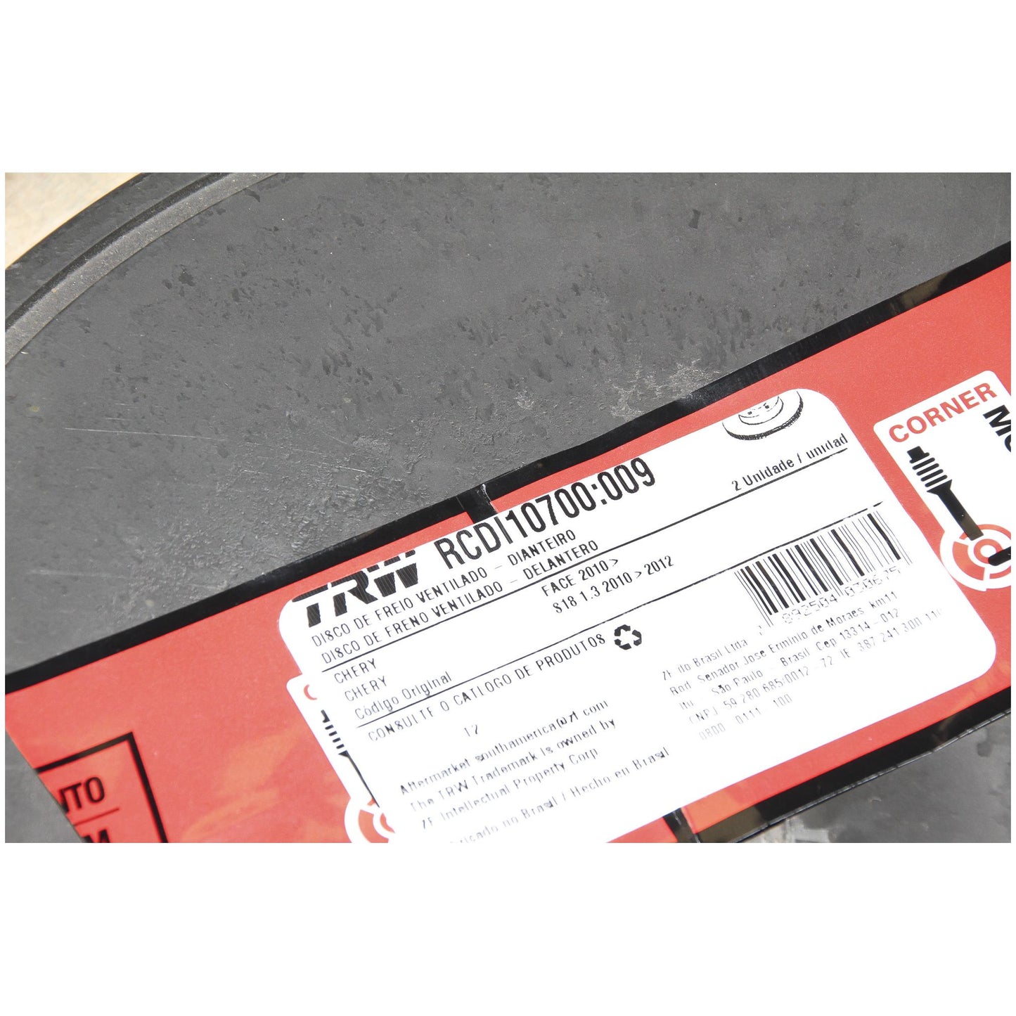 Par Disco de Freio Dianteiro - TRW - RCDI10700 - (4)