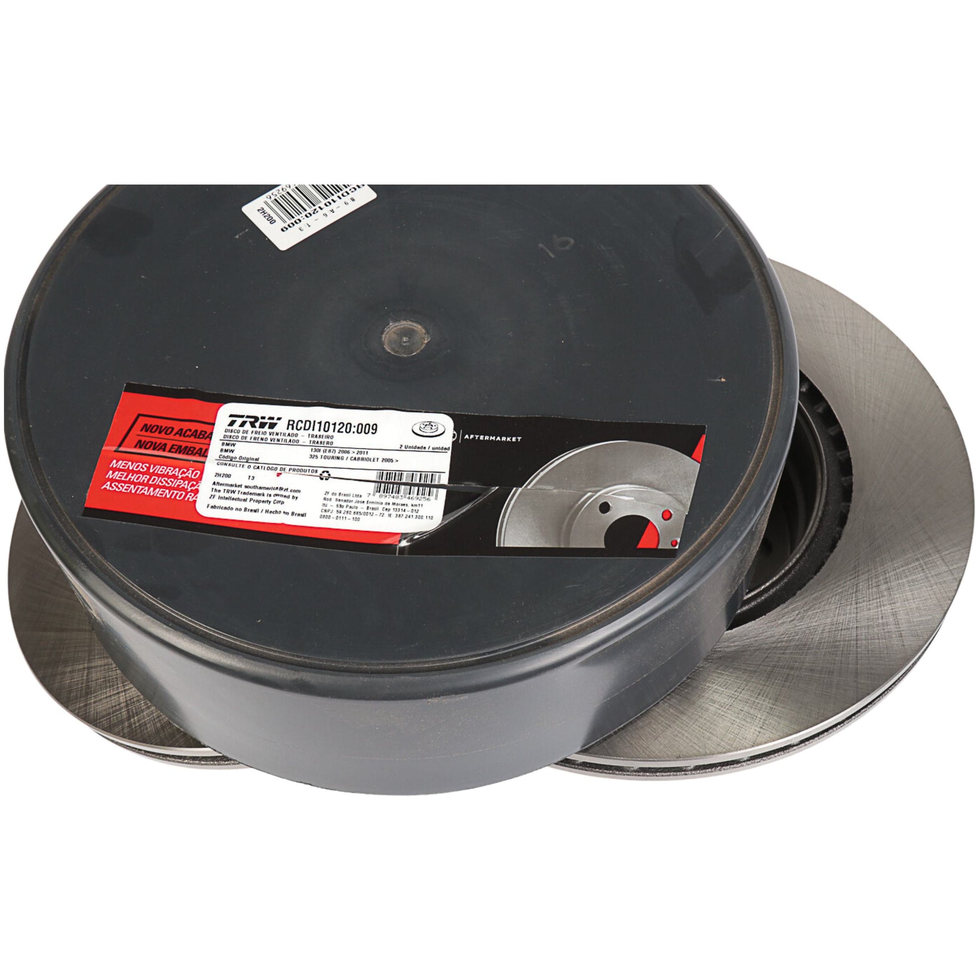 Kit Disco e Pastilha Traseira - TRW - RCPT13120 - RCDI10120 - (9)