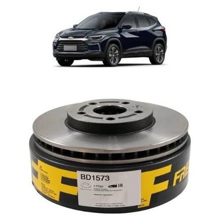 Par Disco Freio Dianteiro Tracker 1.0 1.2 12V 2020 2022 - Fremax - 901573 - (1)