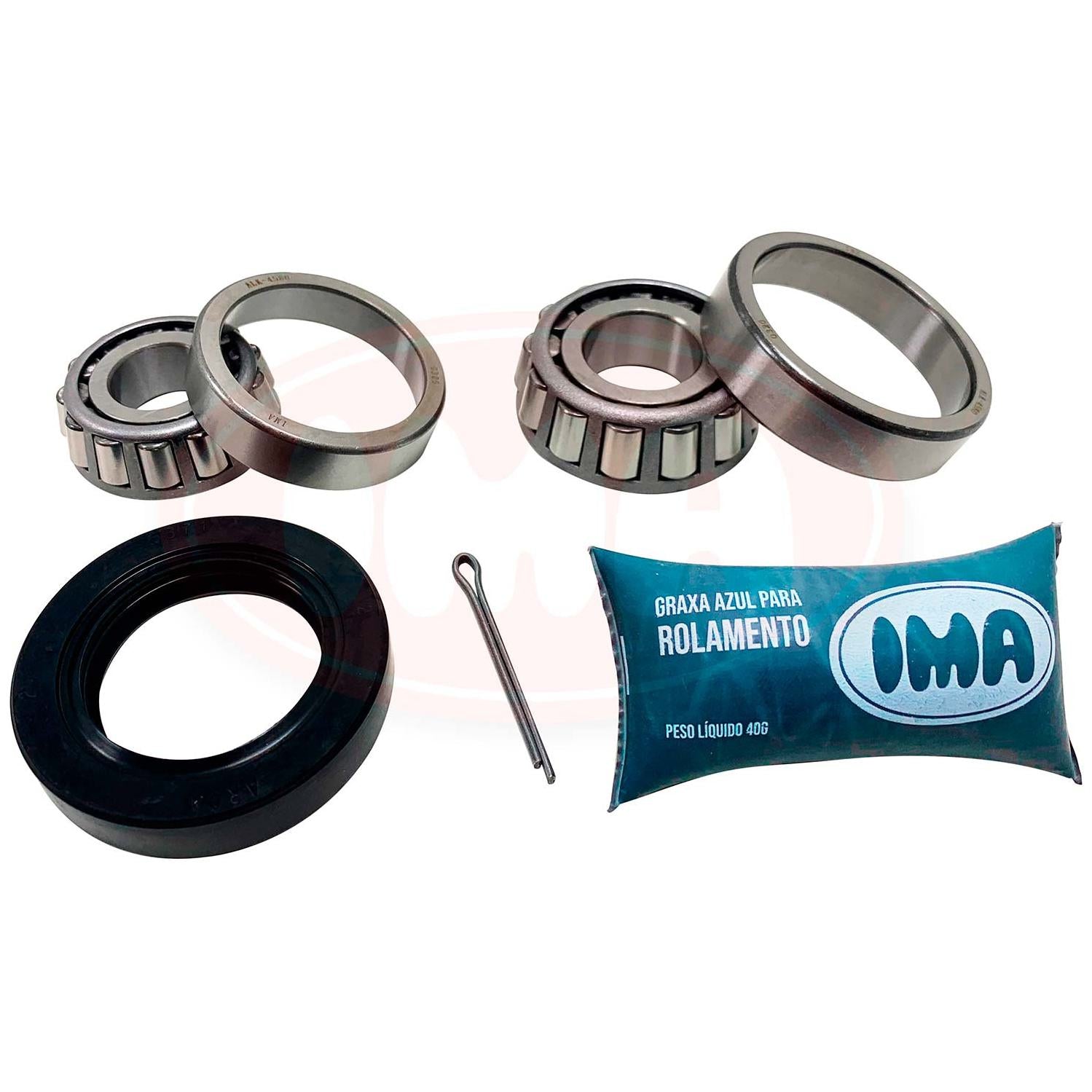 Par Kit Rolamento Roda Dianteira - IMA - ALK-4580 - (1)