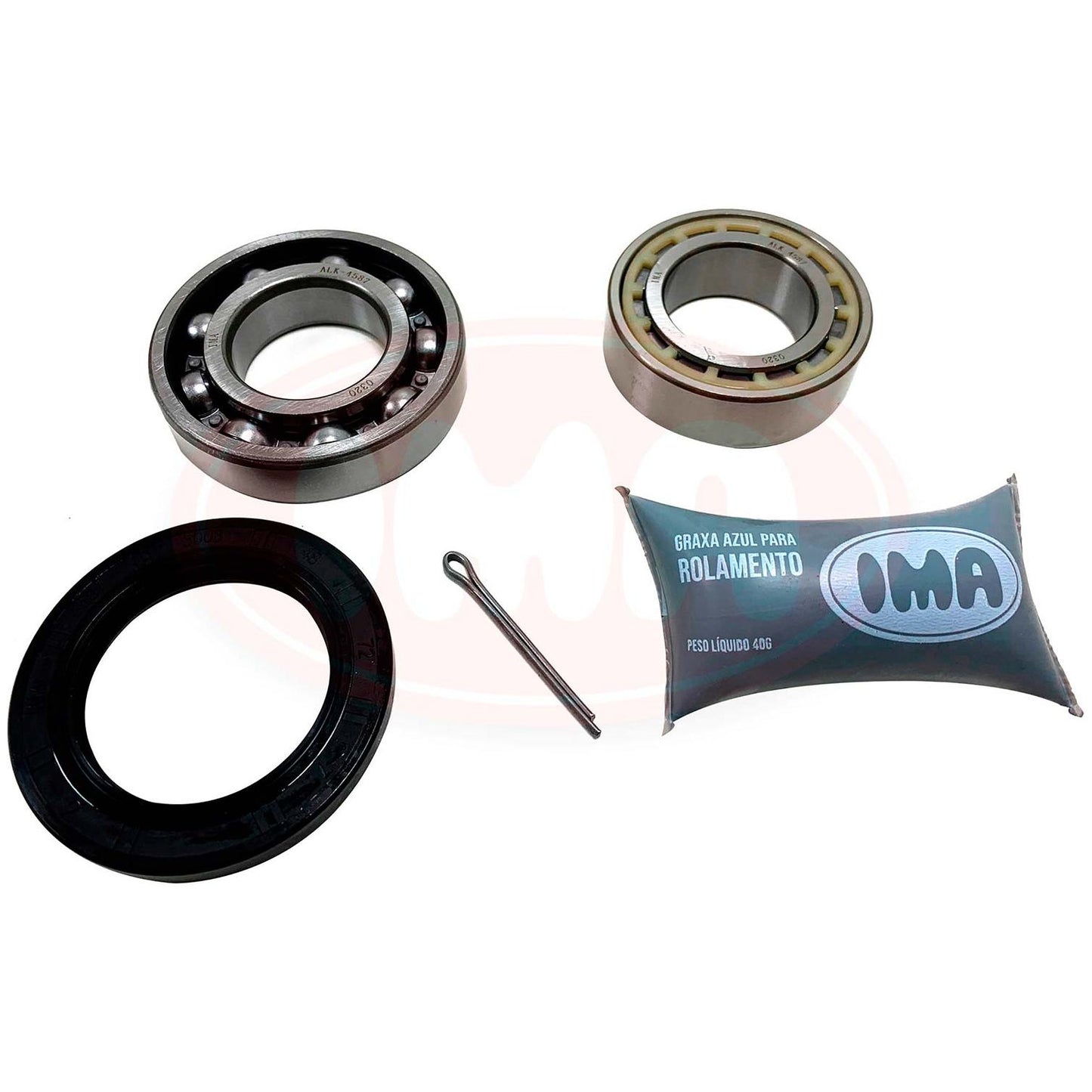 Par Kit Rolamento Roda Traseira - IMA - ALK-4587 - (1)