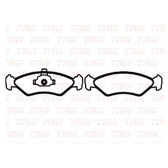 Kit Disco e Pastilha Dianteira - TRW - RCPT01140 - RCDI00900 - (2)