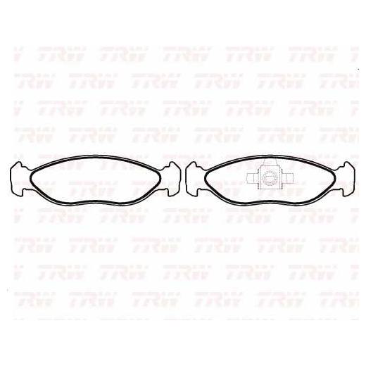 Kit Disco e Pastilha Dianteira - TRW - RCPT12610 - RPDI00600 - (2)