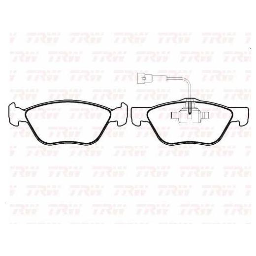 Kit Disco e Pastilha Dianteira - TRW - RCPT12750 - RCDI00800 - (2)