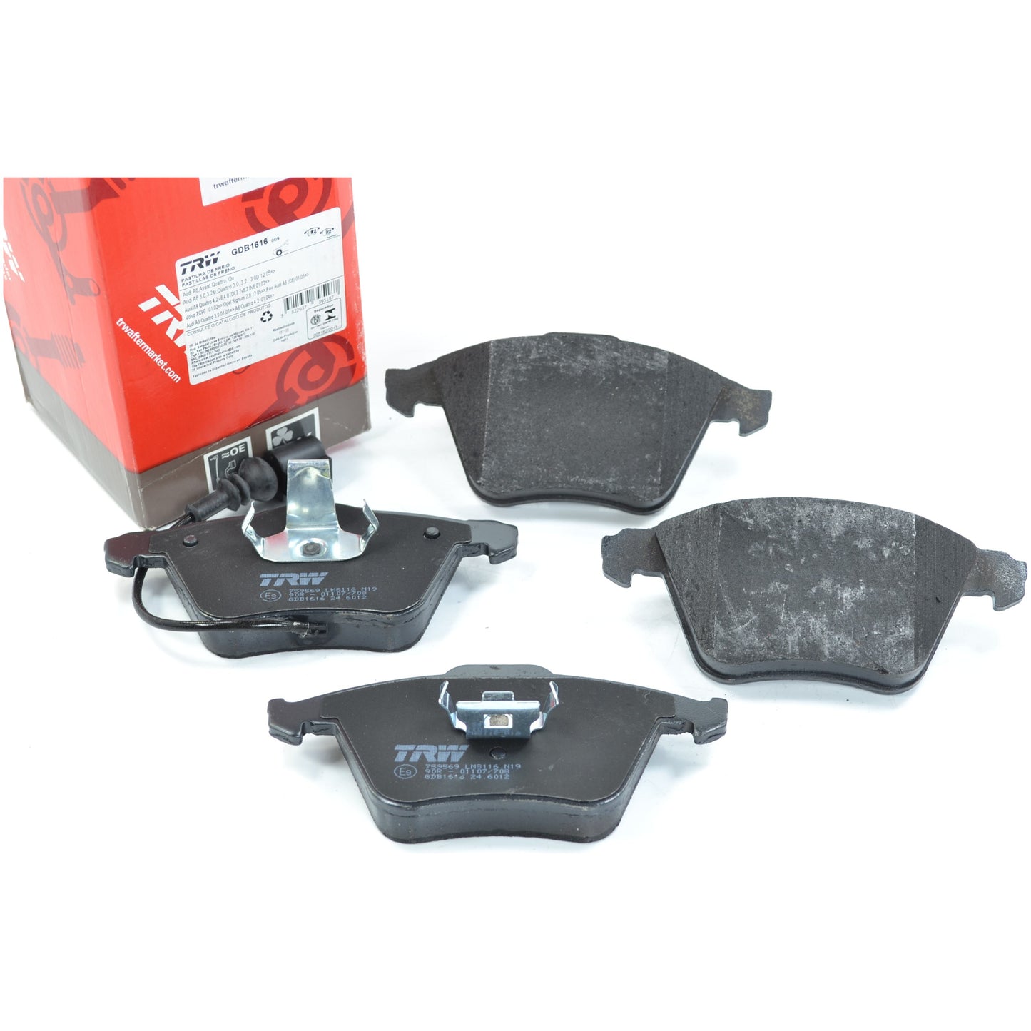 Pastilhas Freio Antirruído com Sensor - TRW - GDB1616 - (1)