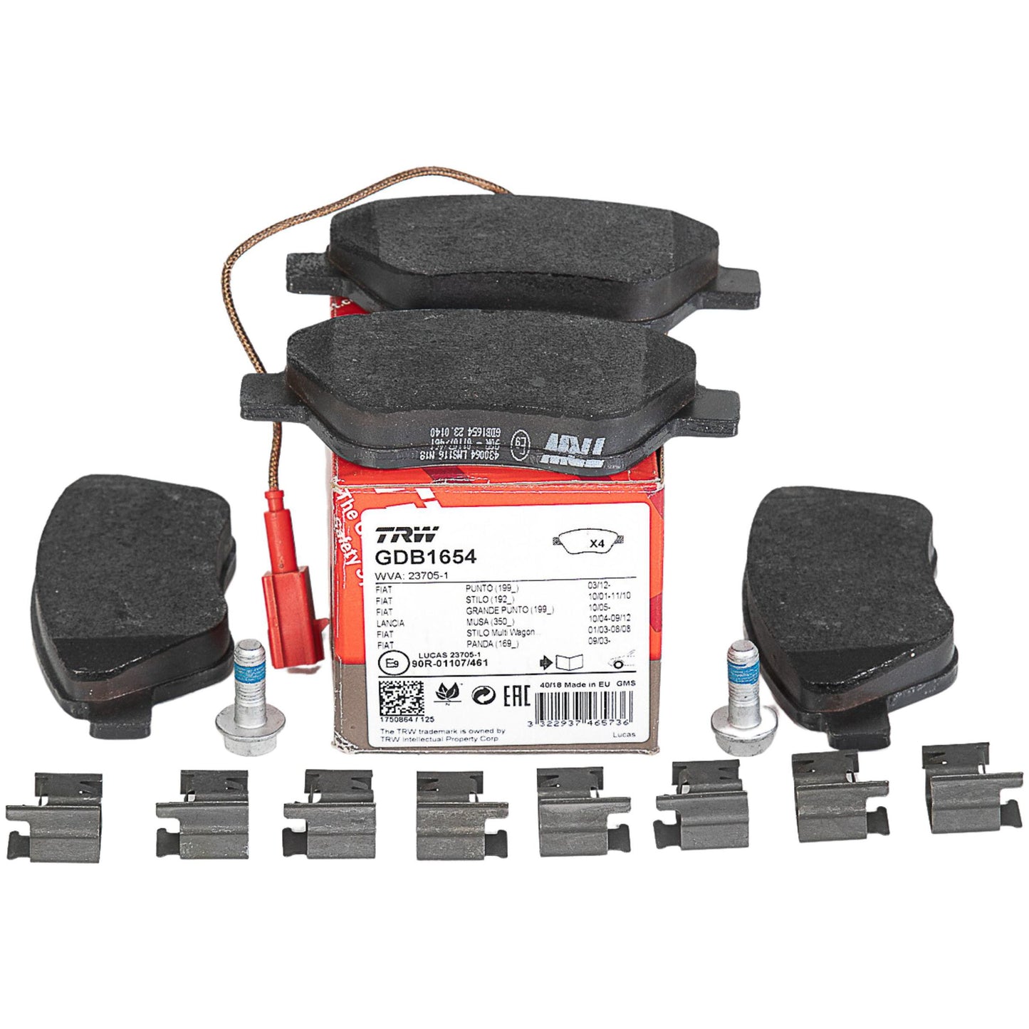 Pastilhas Freio Antirruído com Sensor - TRW - GDB1654 - (5)