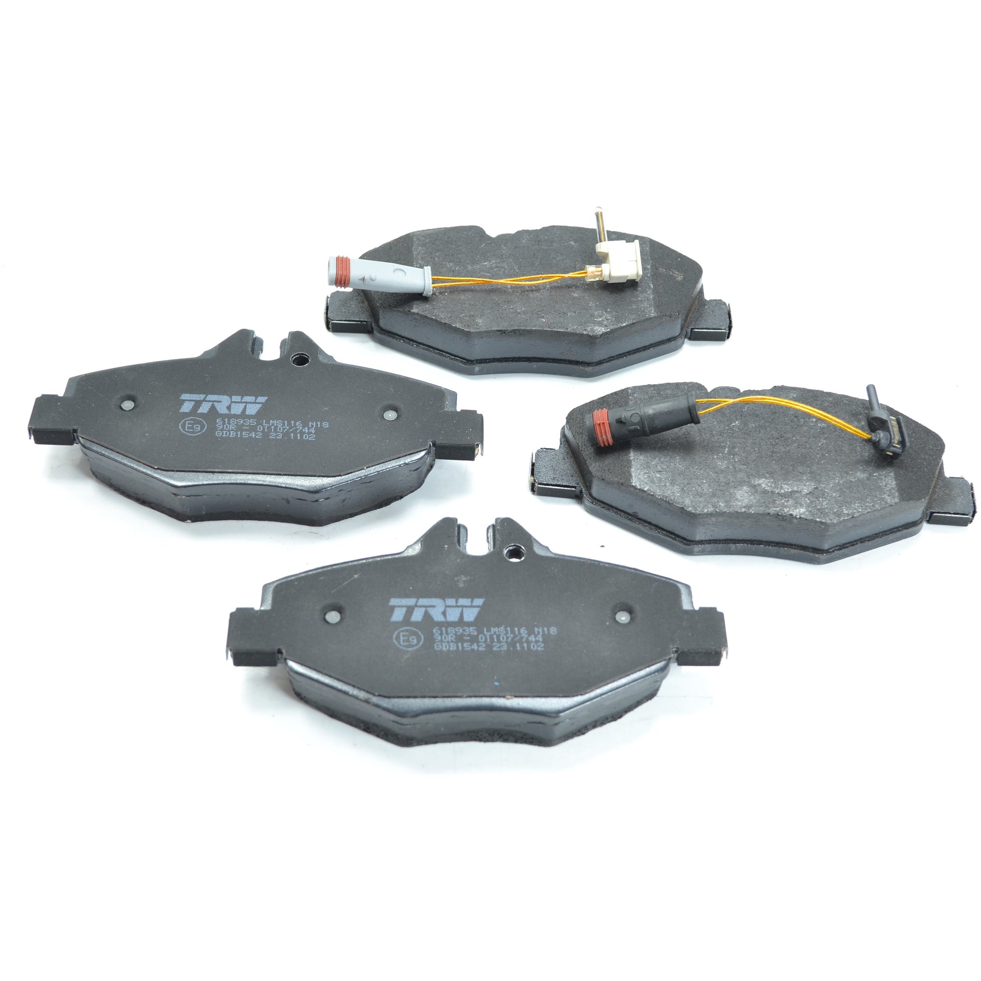Pastilhas Freio Dianteira Antirruído com Sensor - TRW - GDB1542 - (2)