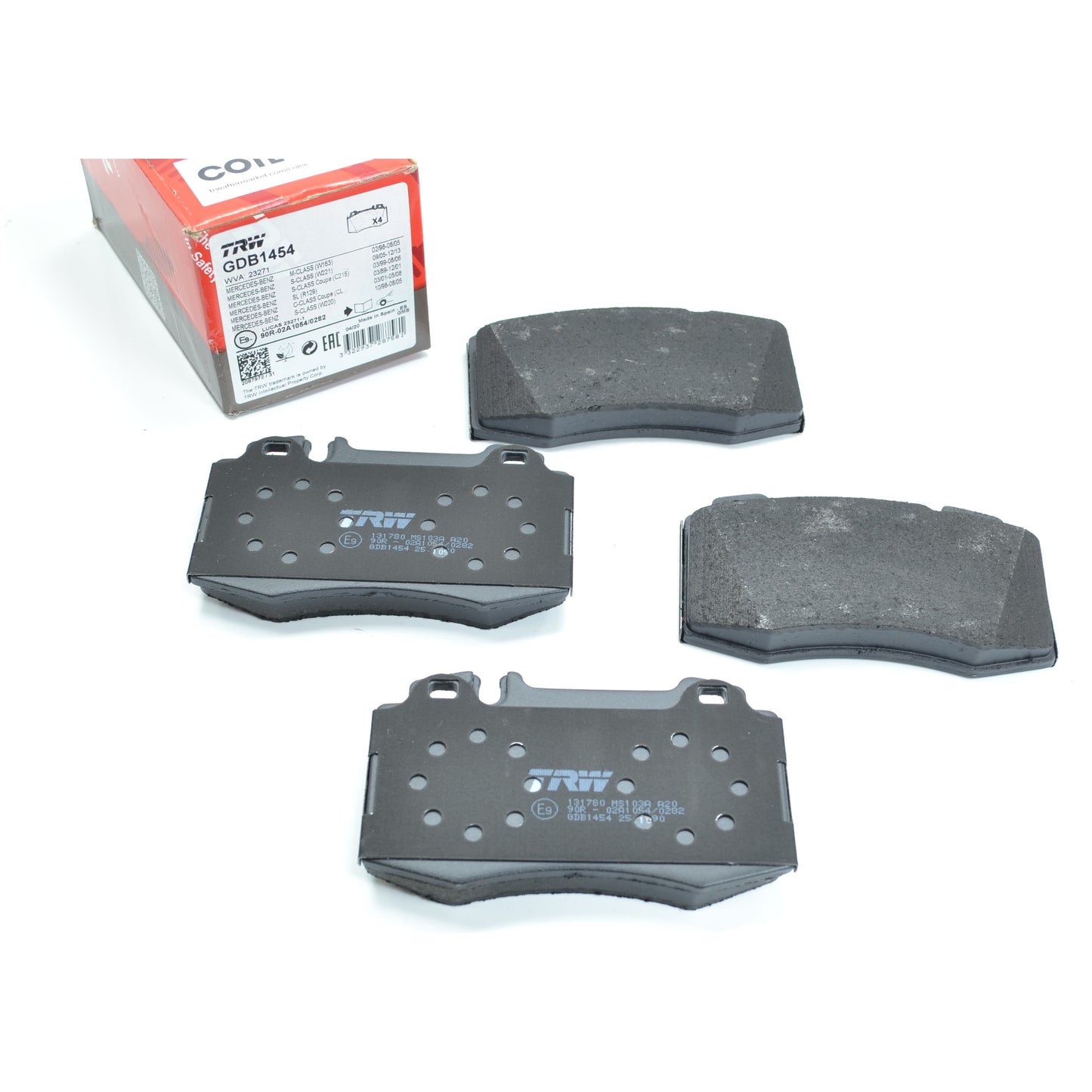 Pastilhas Freio Dianteira Antirruído Cotec - TRW - GDB1454 - (1)