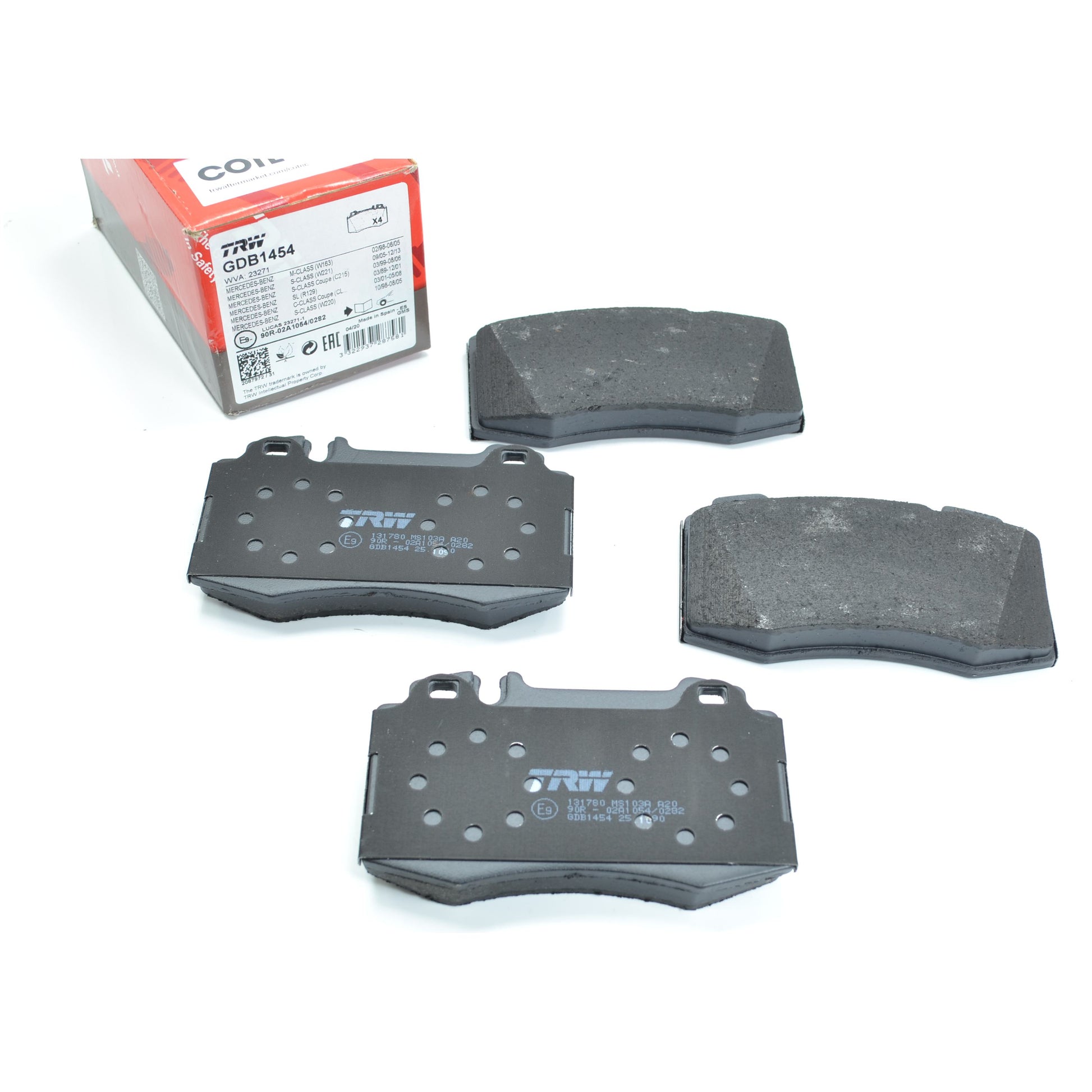 Pastilhas Freio Dianteira Antirruído Cotec - TRW - GDB1454 - (1)