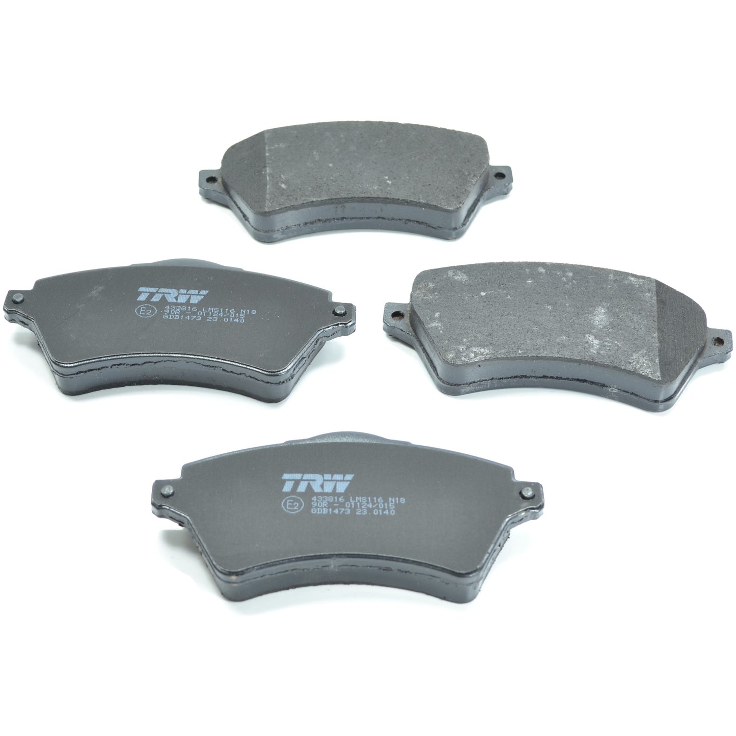 Pastilhas Freio Dianteira Antirruído Cotec - TRW - GDB1473 - (2)
