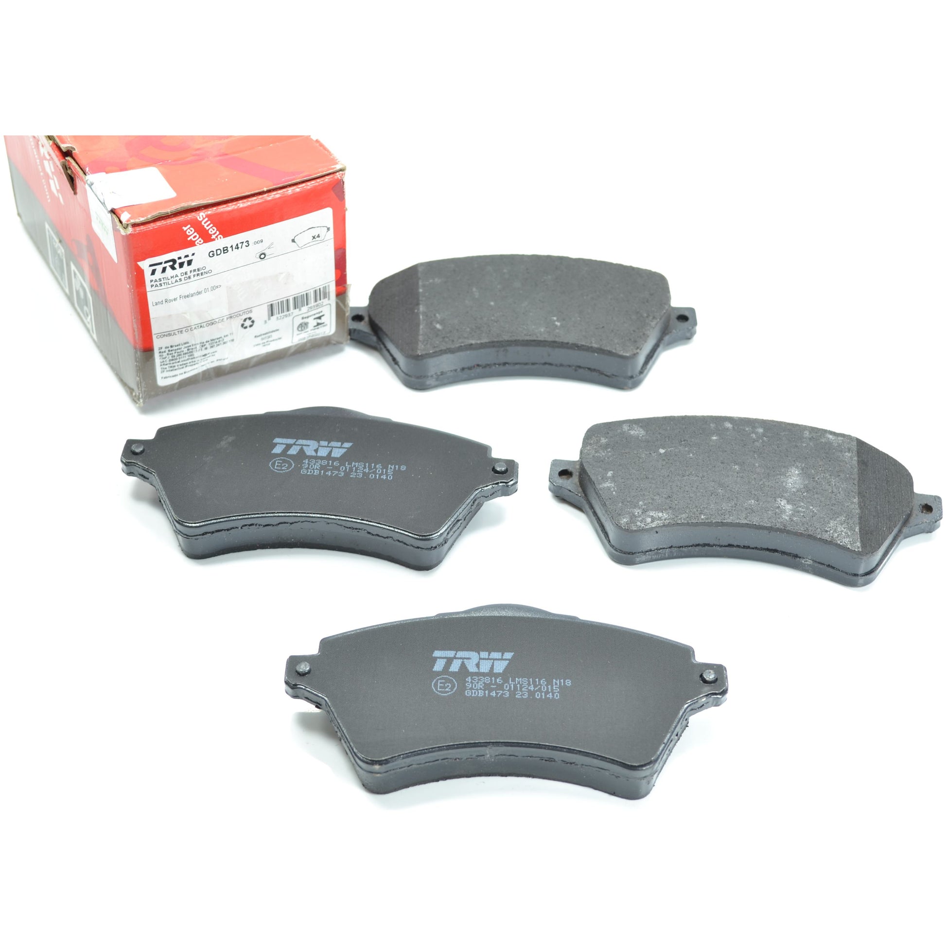 Pastilhas Freio Dianteira Antirruído Cotec - TRW - GDB1473 - (1)