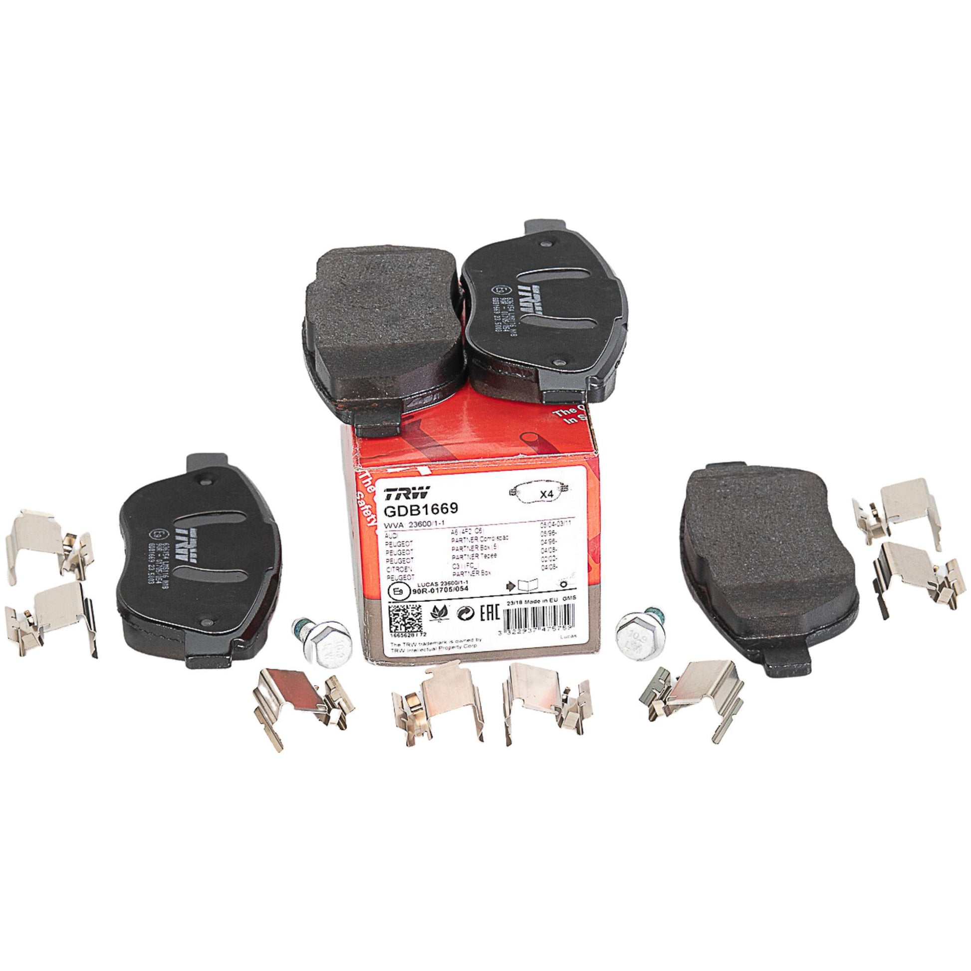 Kit Disco e Pastilha Dianteira - TRW - GDB1669 - RCDI02800 - (10)