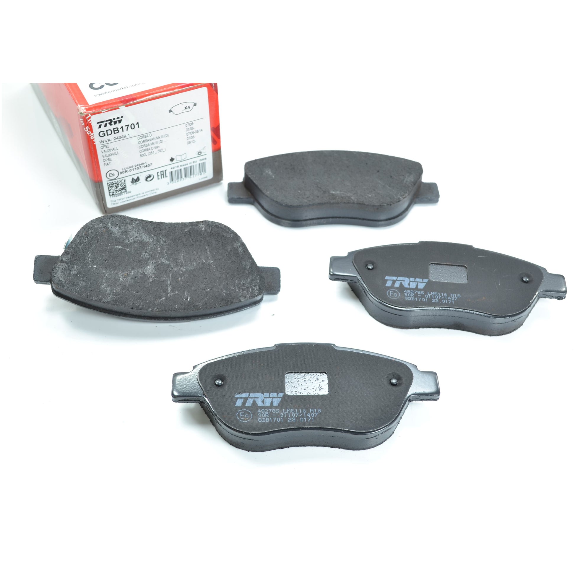 Kit Disco e Pastilha Dianteira - TRW - GDB1701 - RCDI00800 - (2)
