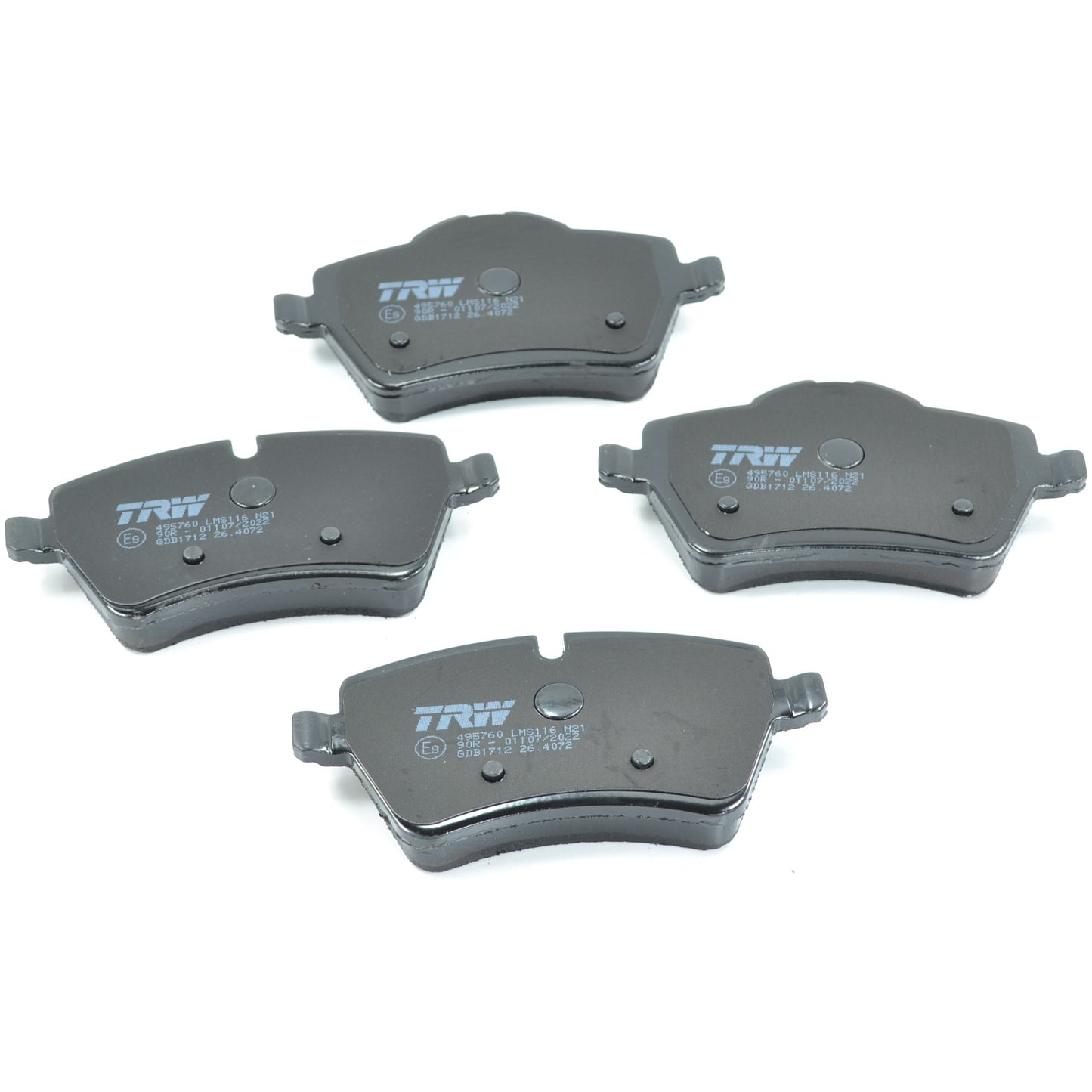 Pastilhas Freio Dianteira Antirruído Cotec - TRW - GDB1712 - (4)