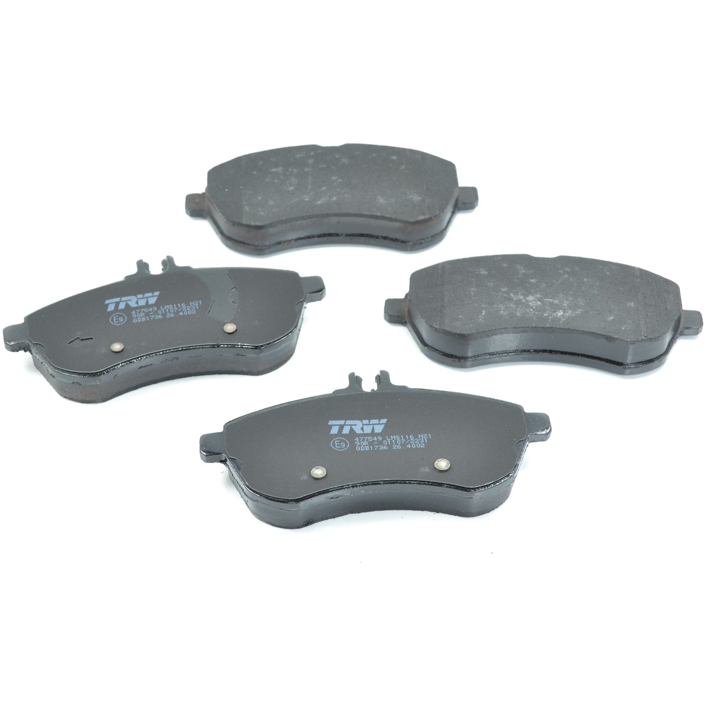 Pastilhas Freio Dianteira Antirruído Cotec - TRW - GDB1736 - (3)