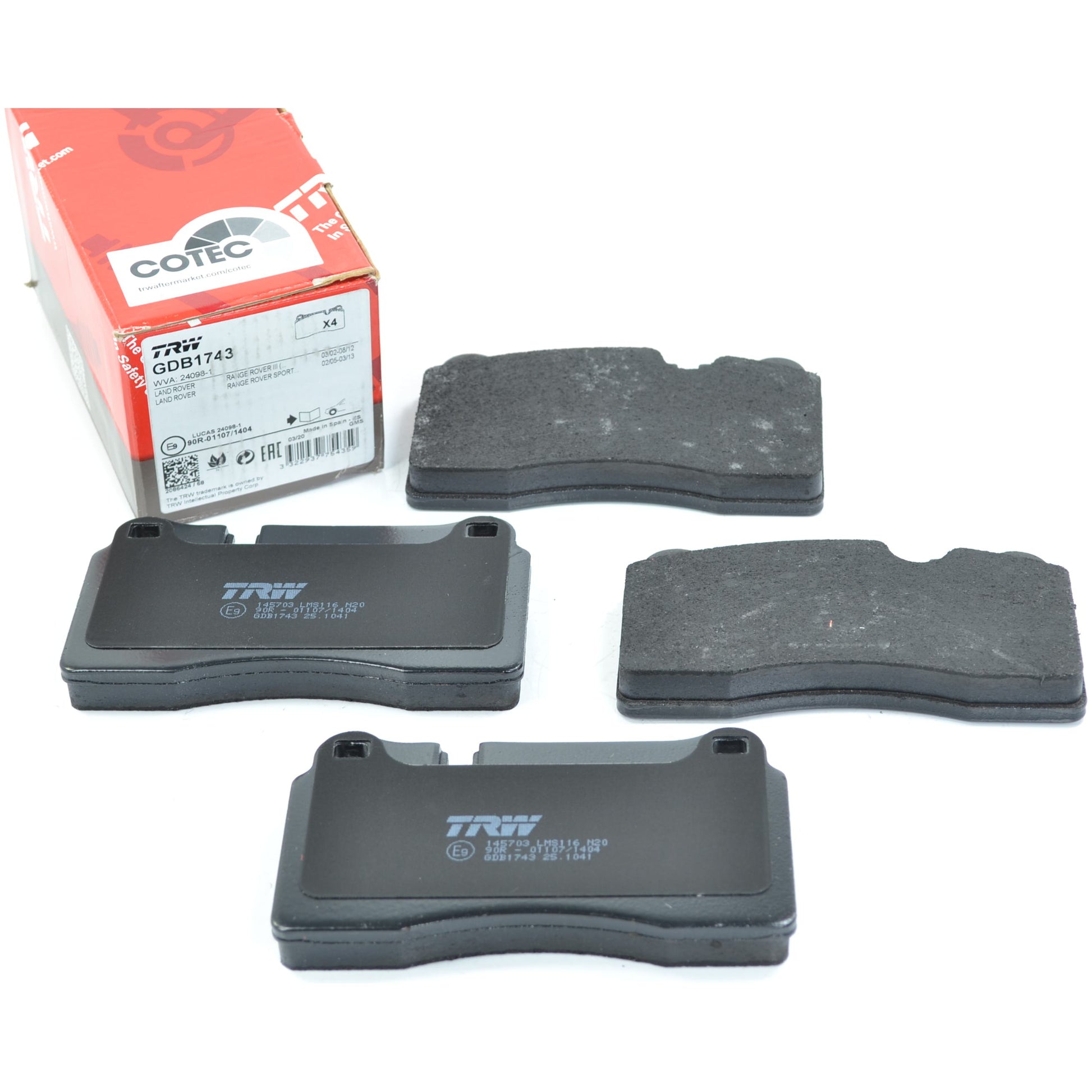 Kit Disco e Pastilha Dianteira - TRW - GDB1743 - RCDI10640 - (2)
