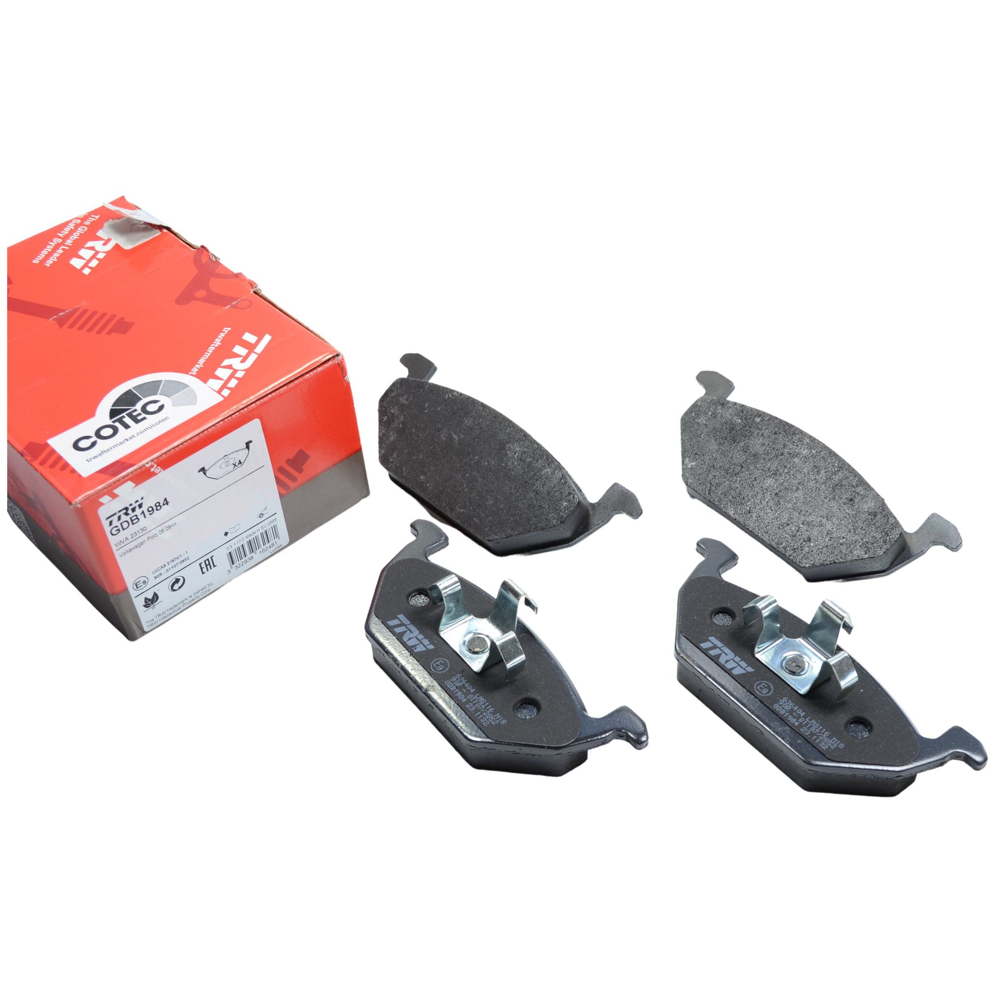 Kit Pastilha e Disco Dianteiro - TRW - GDB1984 - RCDI00870 - (2)