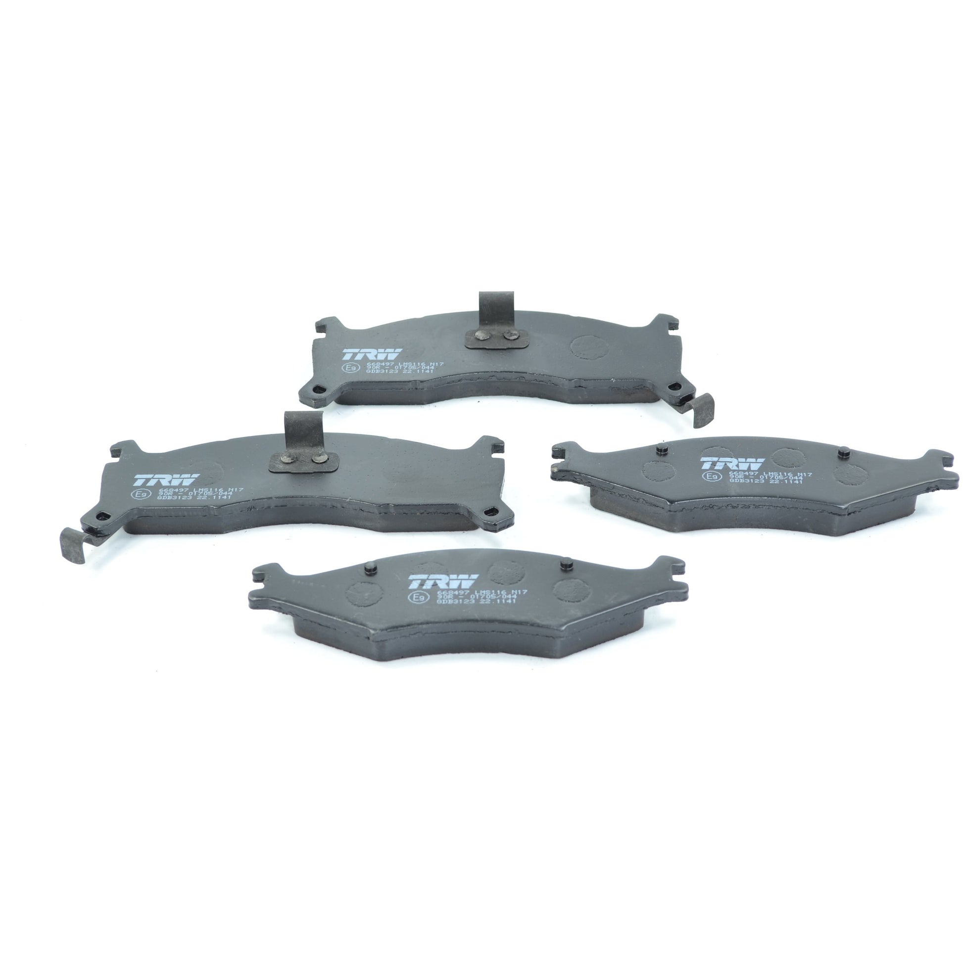 Pastilhas Freio Dianteira Antirruído Cotec - TRW - GDB3123 - (6)
