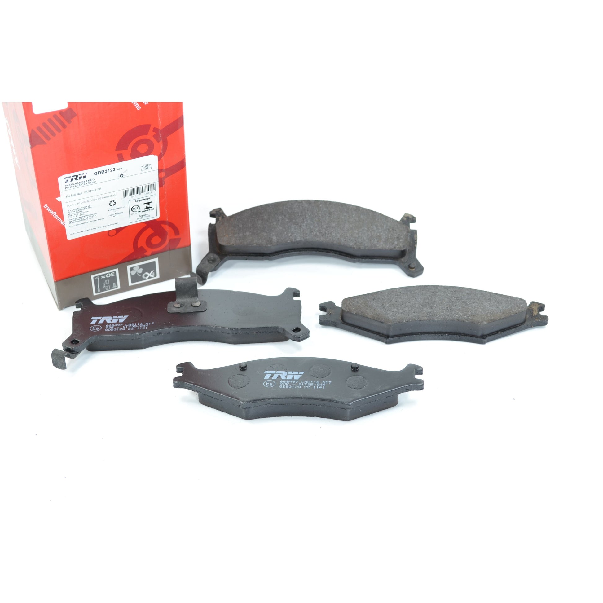 Pastilhas Freio Dianteira Antirruído Cotec - TRW - GDB3123 - (1)