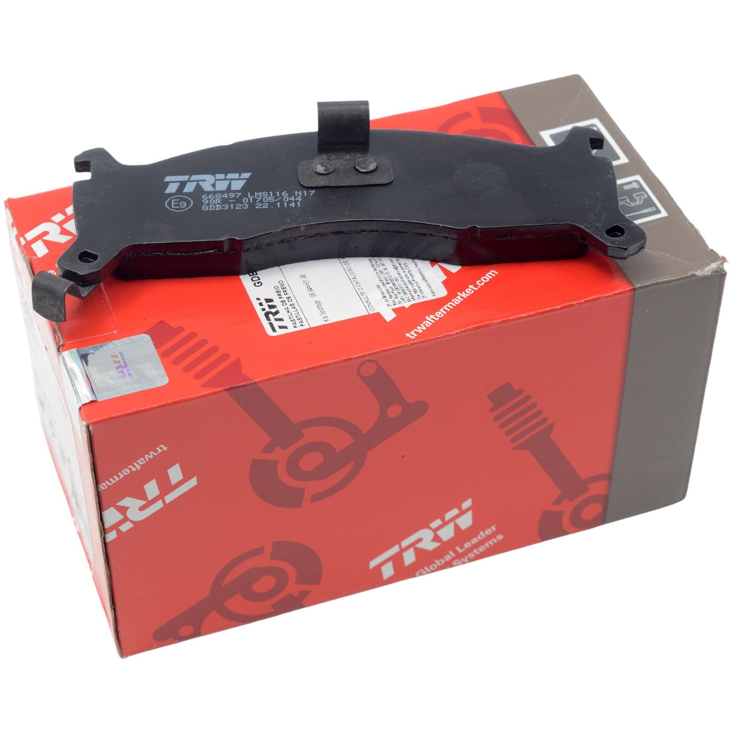 Pastilhas Freio Dianteira Antirruído Cotec - TRW - GDB3123 - (3)