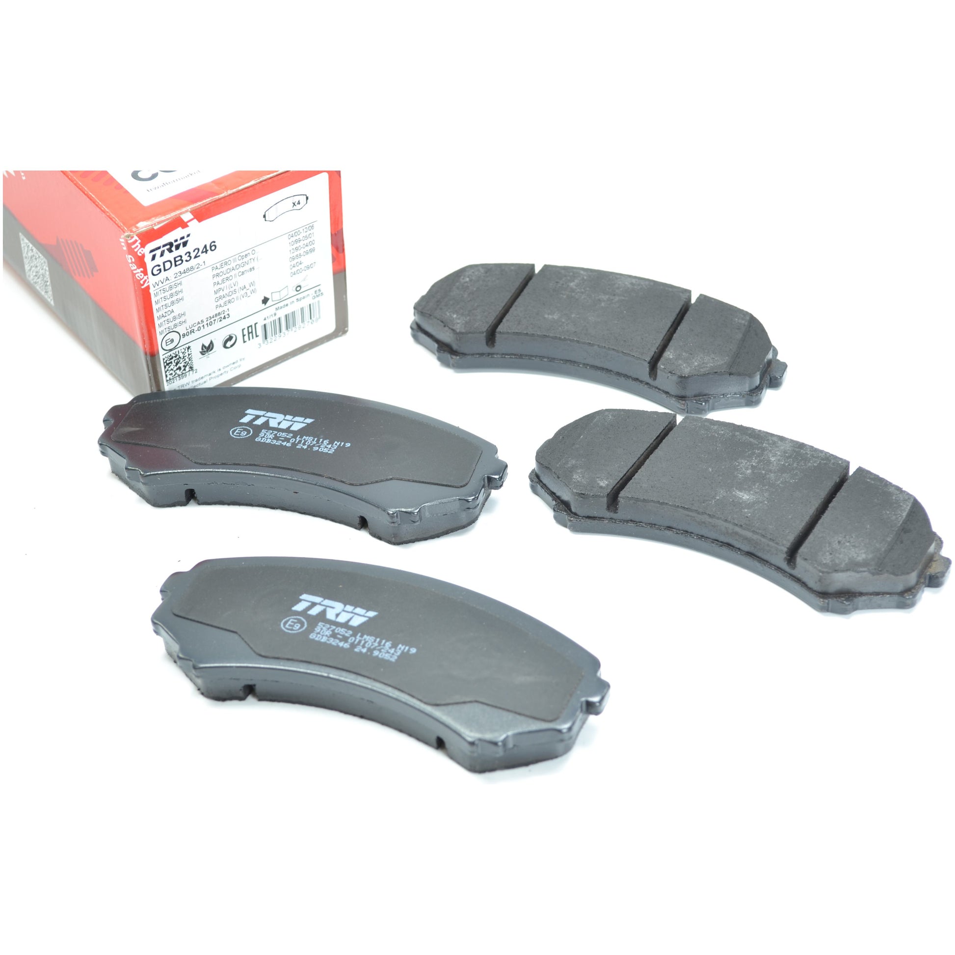 Pastilhas Freio Dianteira Antirruído Cotec - TRW - GDB3246 - (1)