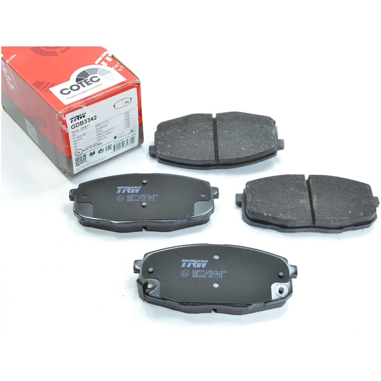 Kit Disco e Pastilha Dianteira - TRW - GDB3342 - RCDI06140 - (2)