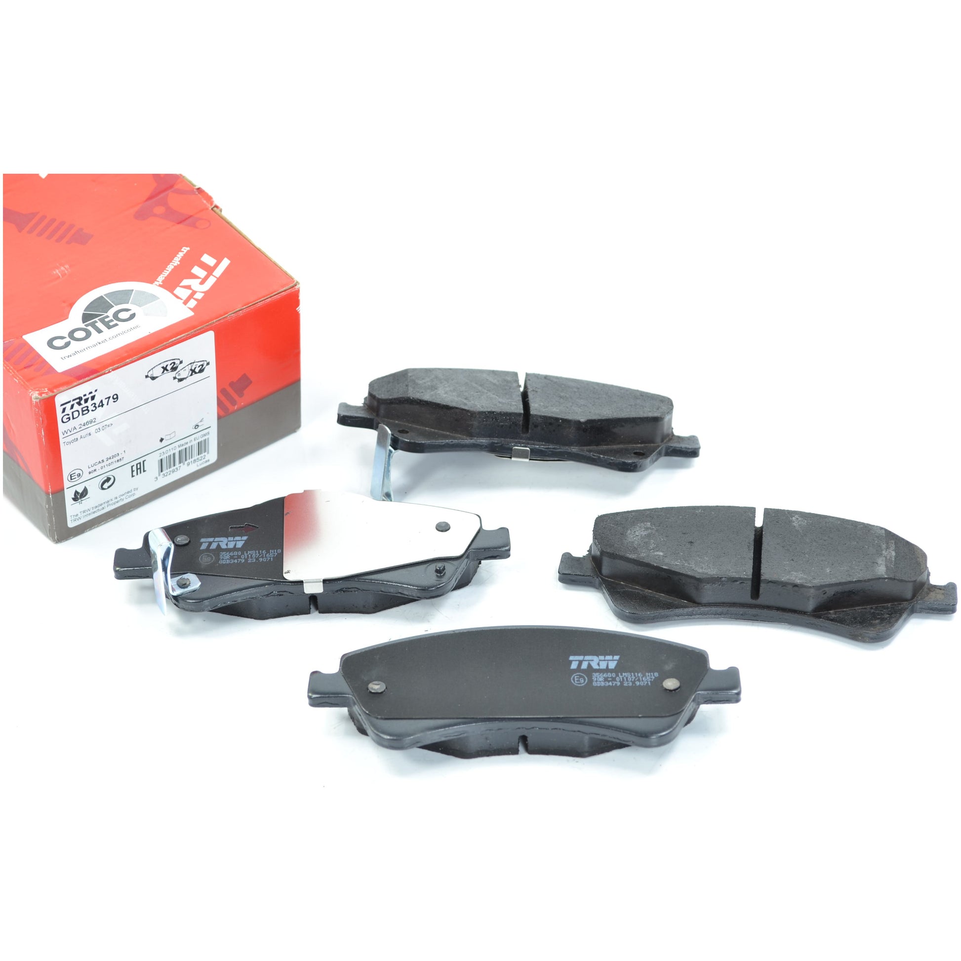 Kit Disco e Pastilha Dianteiro - TRW - GDB3479 - RPDI03880 - (6)