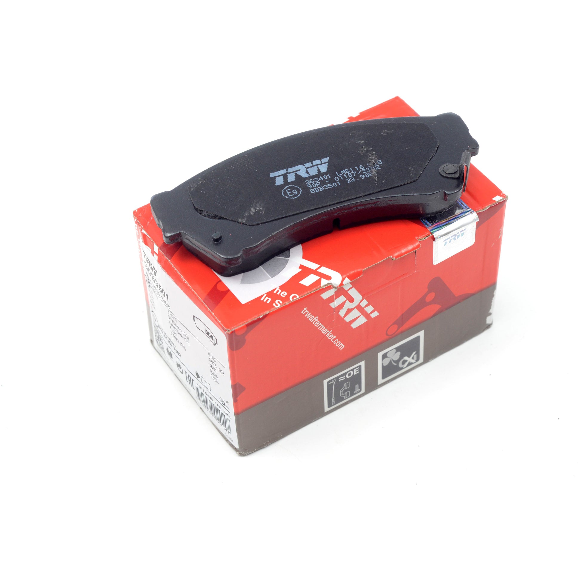 Pastilhas Freio Dianteira Antirruído Cotec - TRW - GDB3501 - (2)