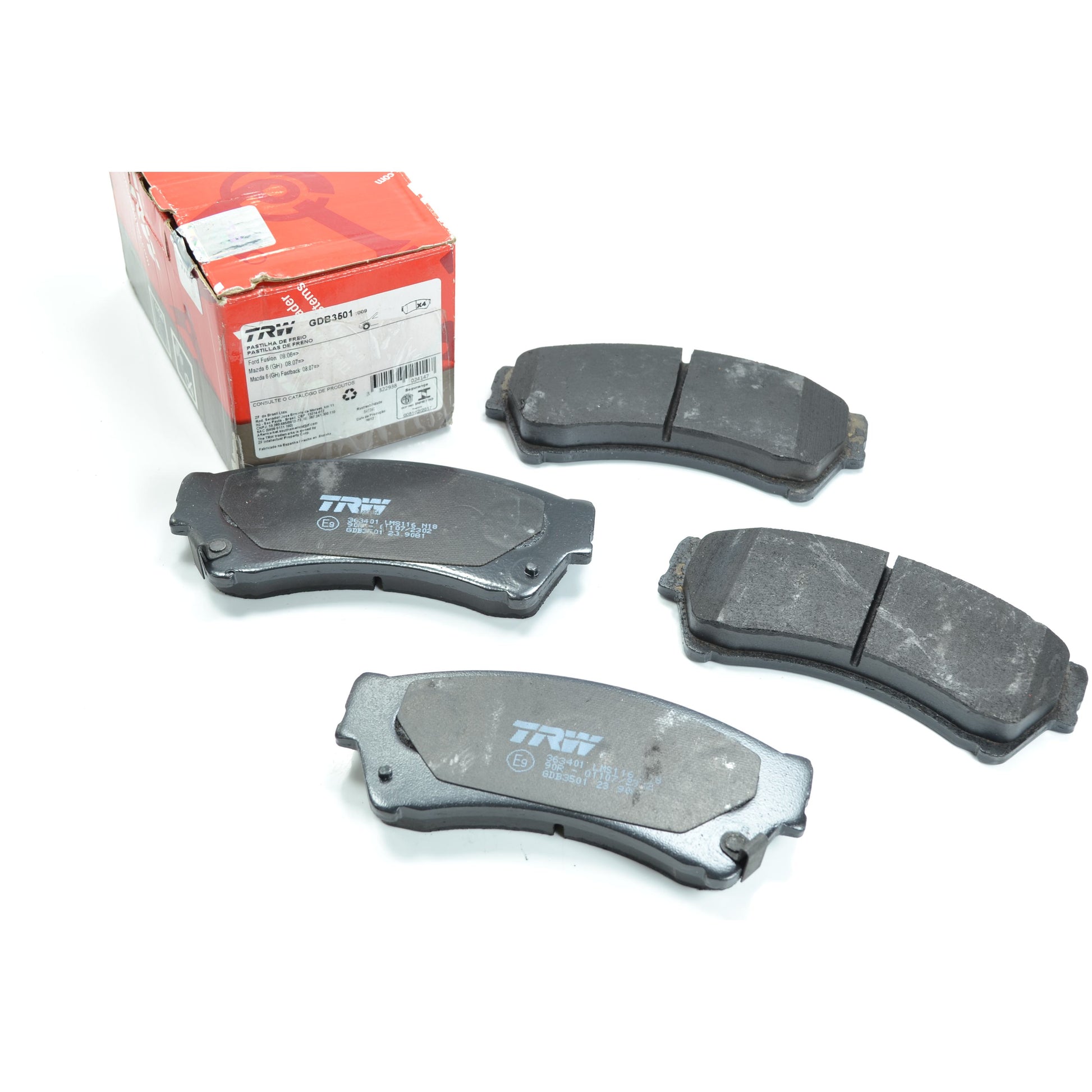Pastilhas Freio Dianteira Antirruído Cotec - TRW - GDB3501 - (1)
