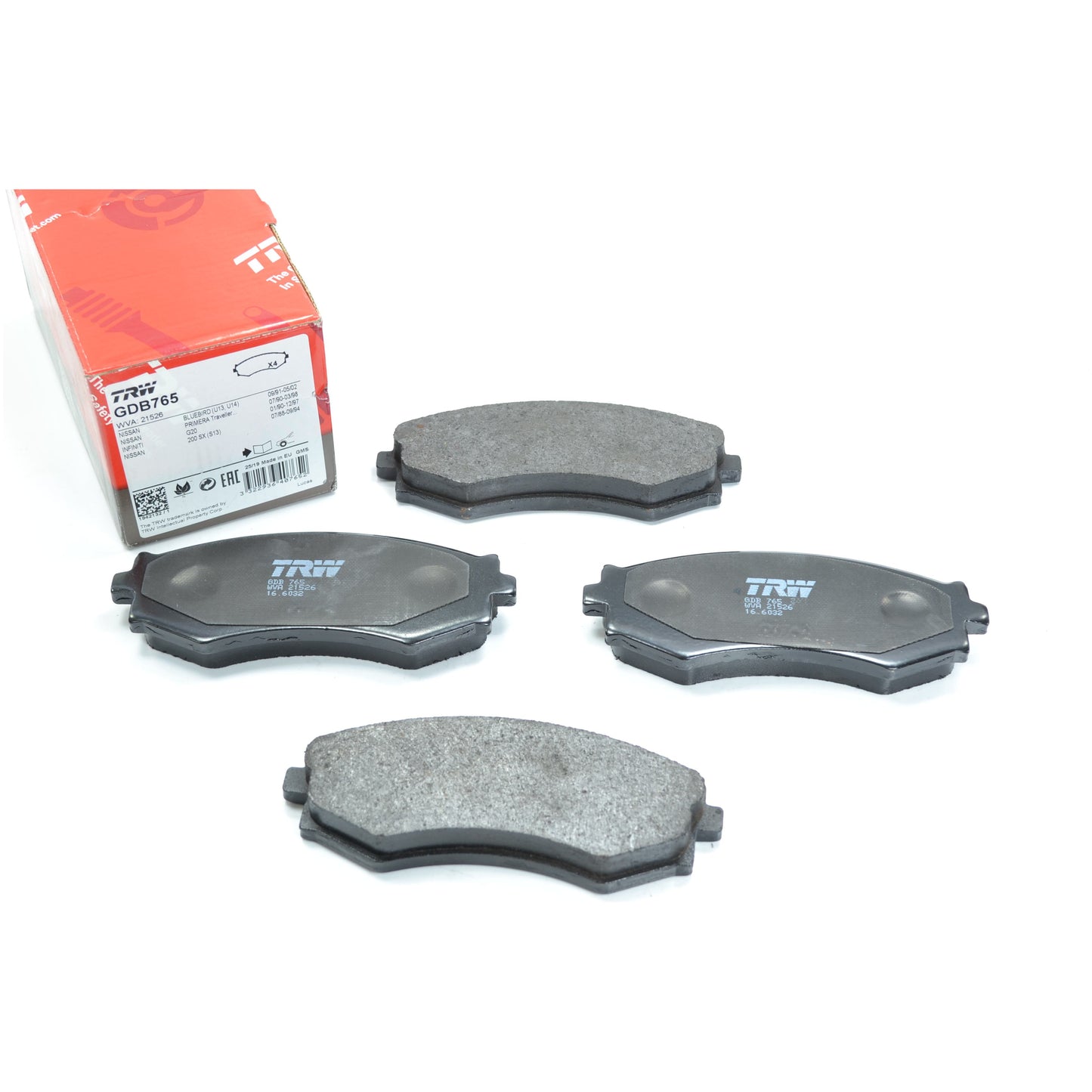 Pastilhas Freio Dianteira Antirruído Cotec - TRW - GDB765 - (1)