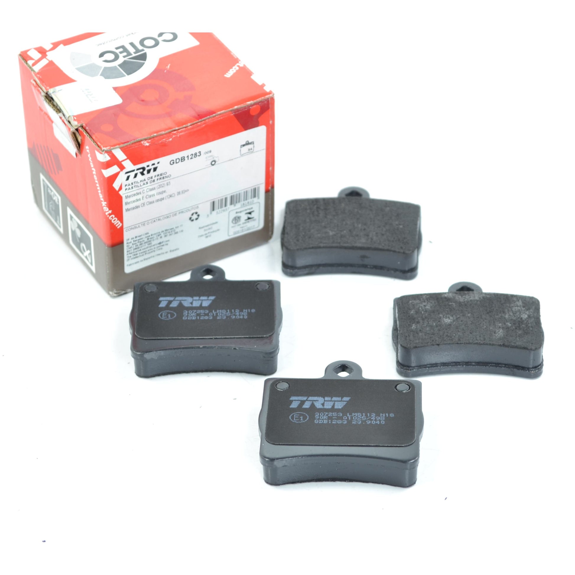 Pastilhas Freio Traseira Antirruído Cotec - TRW - GDB1283 - (1)