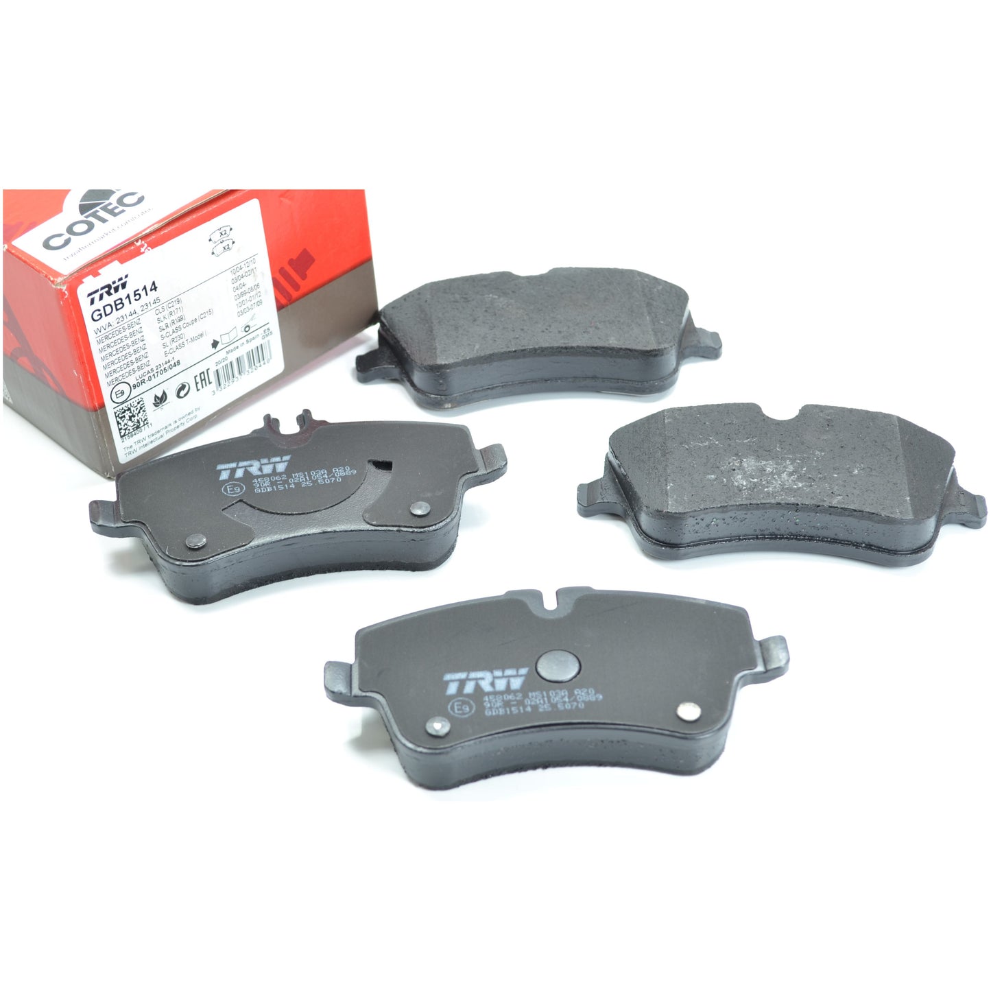 Pastilhas Freio Traseira Antirruído Cotec - TRW - GDB1514 - (1)