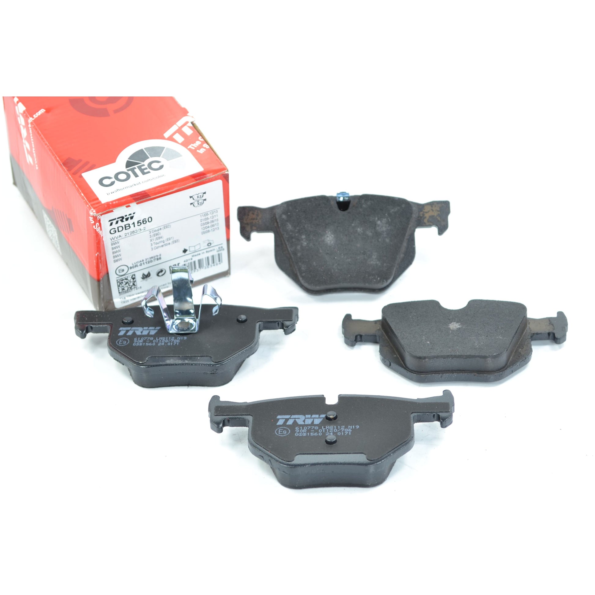 Kit Disco e Pastilha Traseira - TRW - GDB1560 - RCDI10120 - (2)
