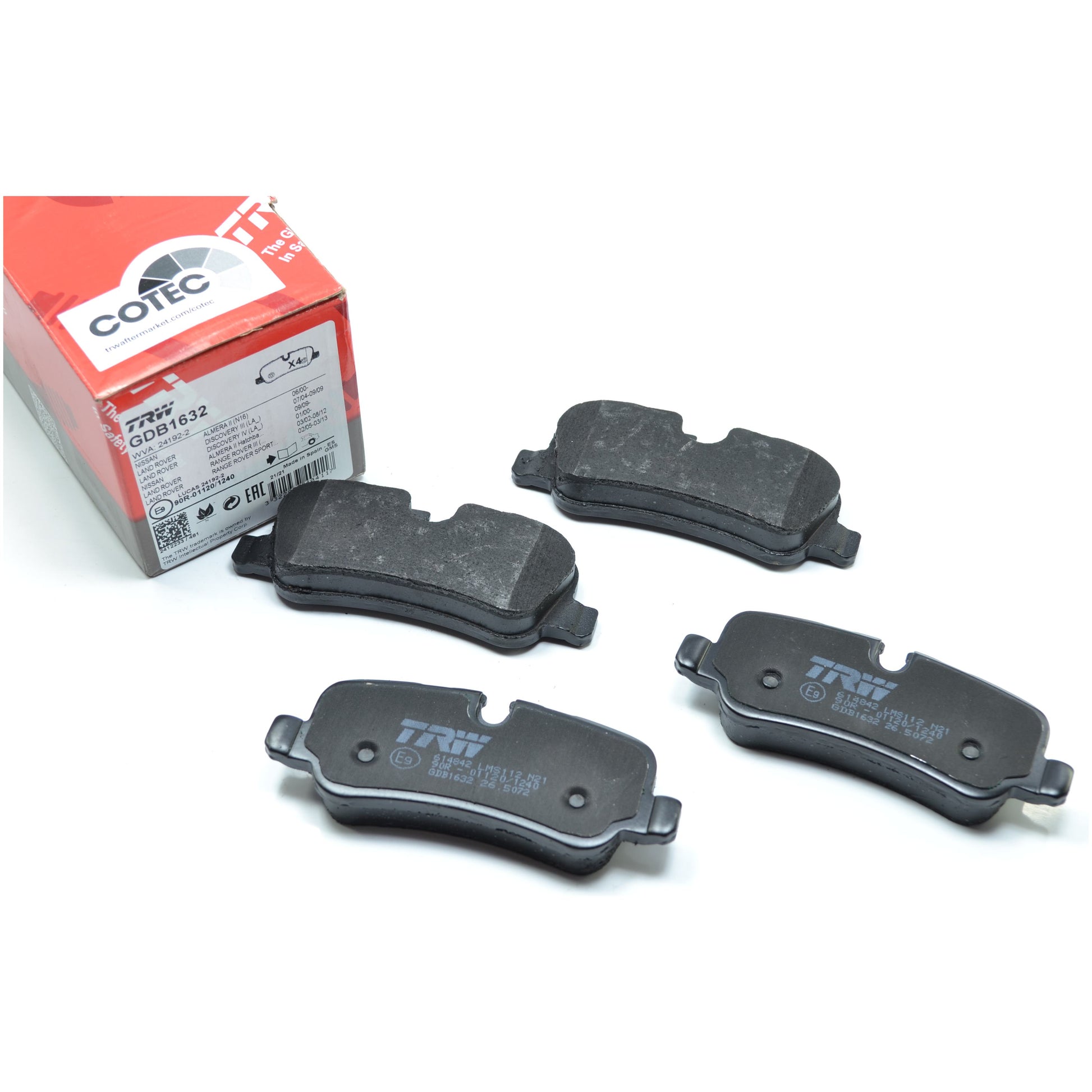 Kit Disco e Pastilha Traseira - TRW - GDB1632 - RCDI10100 - (2)