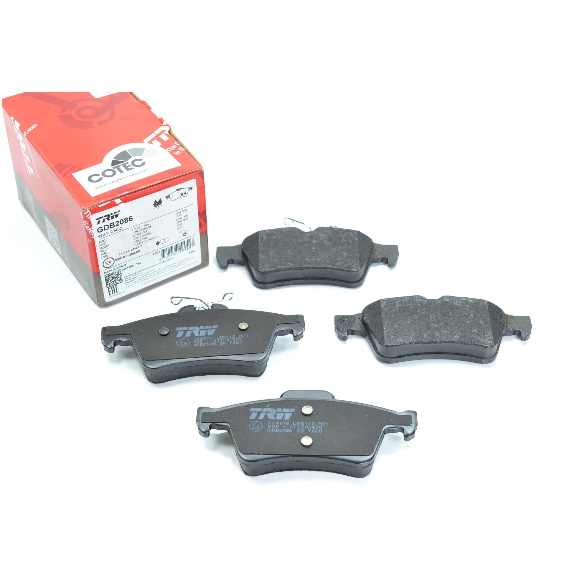 Kit Disco e Pastilha Traseira - TRW - GDB2086 - RPDI04810 - (2)