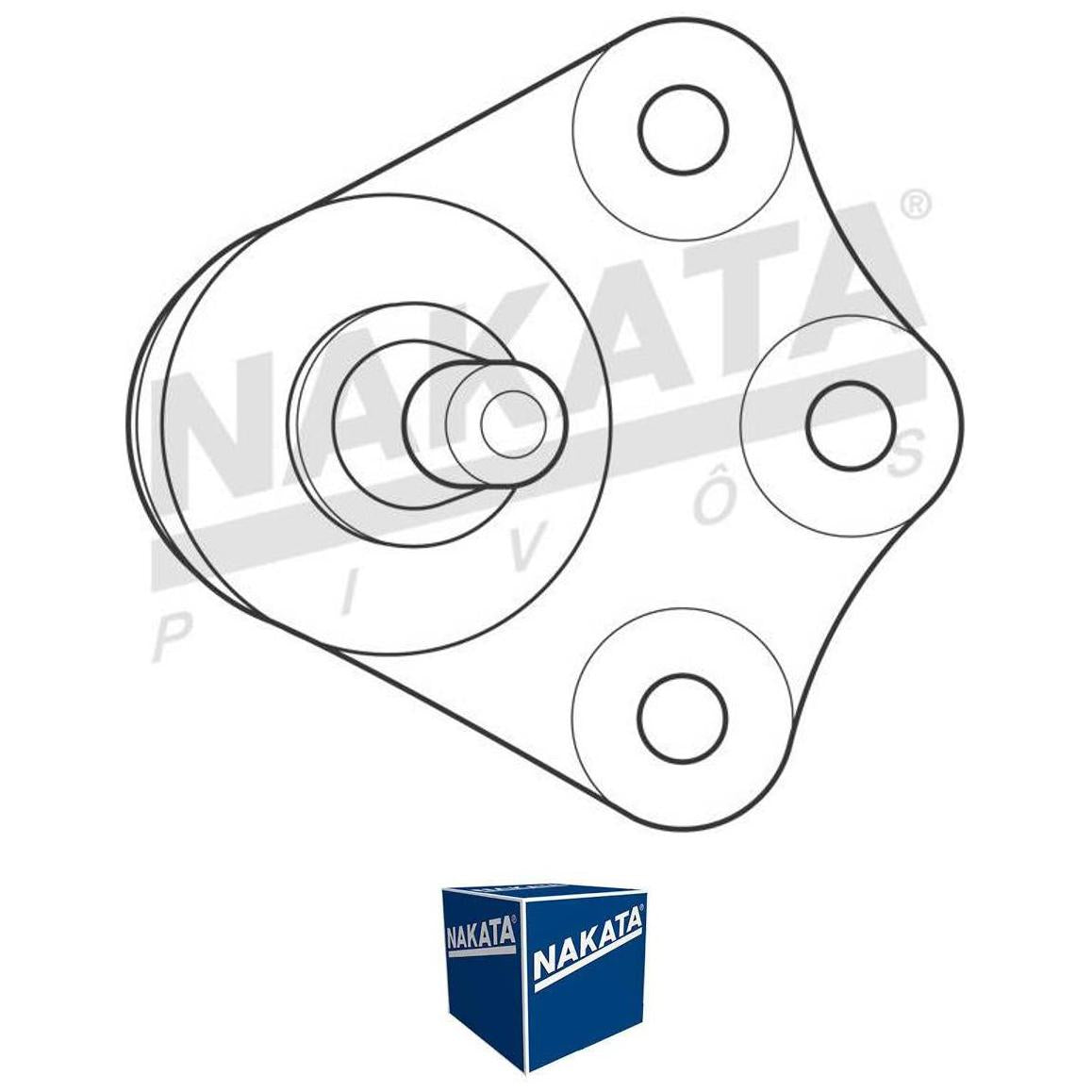 Pivô de Suspensão Dianteiro - Nakata - N 6075 - (1)