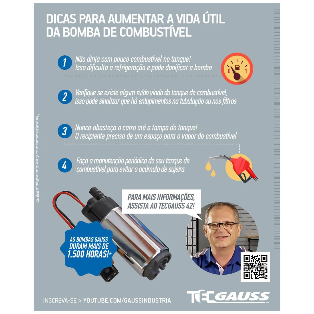 Refil da Bomba de Combustível - Gauss - GM15011 - (2)