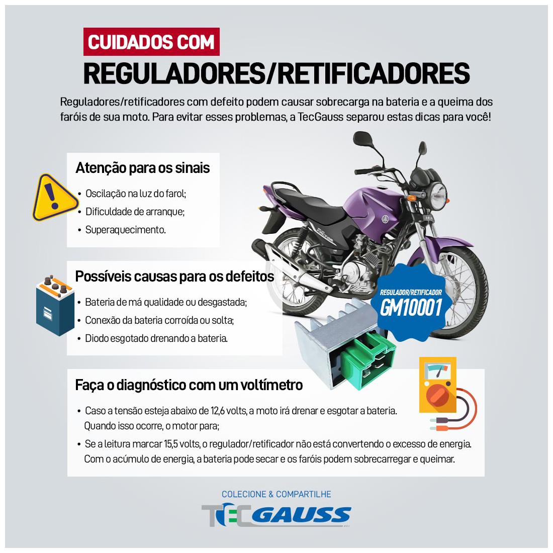 Regulador e Retificador - Gauss - GM10003 - (2)