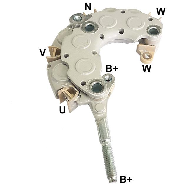Retificador do Alternador - Gauss - GA1255 - (1)