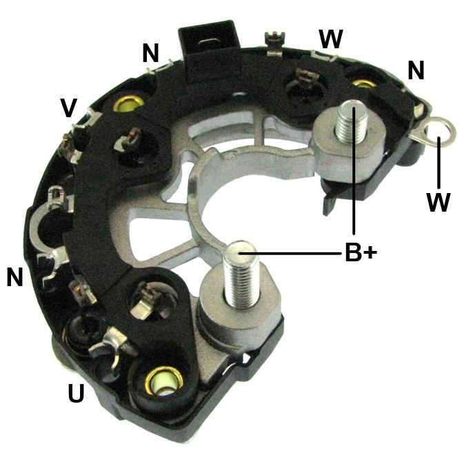 Retificador do Alternador - Gauss - GA1439 - (1)