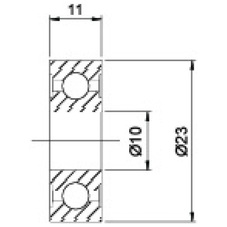 Rolamento de Esferas - Gauss - GRB1046D - (2)